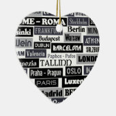 ヨーロッパの旅行者のカスタムなオーナメント セラミックオーナメント (右)