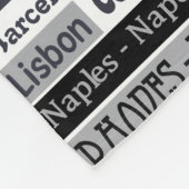 ヨーロッパの旅行者のフリースブランケット フリースブランケット (角)