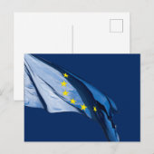 ヨーロッパの旗 ポストカード (正面/裏面)