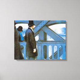 『ヨーロッパの橋』（ヨーロッパのはし、Le Pont de l'Europe） by Gustave キャンバスプリント