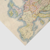 ヨーロッパの民族誌の地図 薄葉紙 (詳細)