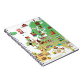 ヨーロッパの漫画の地図 ノートブック (右側)