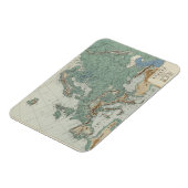 ヨーロッパの物理地図 マグネット (左側)