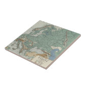 ヨーロッパの物理的な地図 タイル (側面)