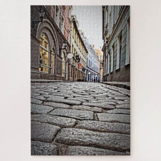 ヨーロッパの石畳通り- 20x30 - 1014個 ジグソーパズル (縦)