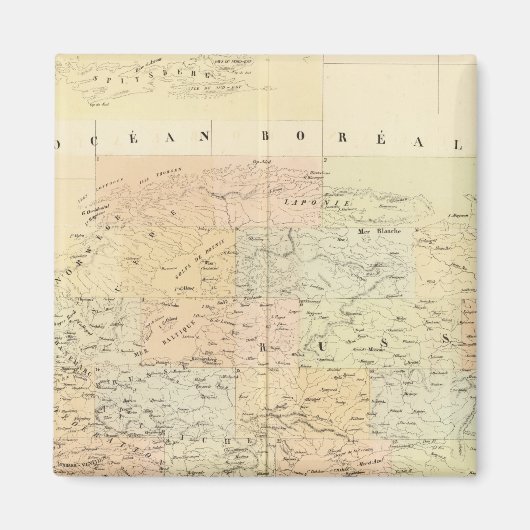 ヨーロッパの組立図 マグネット (正面)