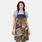 ヨーロッパの聖人シリルとメソジウスのパトロン エプロン (着用した状態)