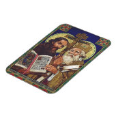 ヨーロッパの聖人シリルとメソジウスのパトロン マグネット (左側)