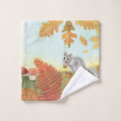 ヨーロッパの脂肪のヤマネ(Glis glis)自然 バスタオルセット (ウォッシュタオル)