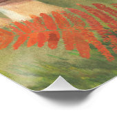 ヨーロッパの脂肪のヤマネ(Glis glis)自然 ポスター (コーナー)