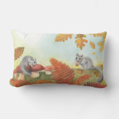 ヨーロッパの脂肪のヤマネ(Glis glis)自然 ランバークッション (正面)
