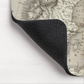 ヨーロッパの色なし地図 マウスパッド (コーナー)