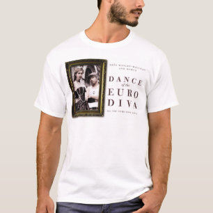 ヨーロッパの花型女性歌手のダンス- Tres Hanley及びBurch Tシャツ