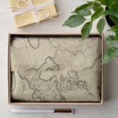 ヨーロッパの輪郭の地図 薄葉紙 (ギフト)