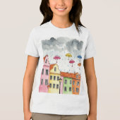 ヨーロッパの通り トライブレンドTシャツ (正面)