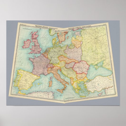 ヨーロッパの通信 ポスター (正面)