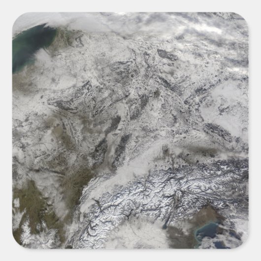 ヨーロッパの雪 スクエアシール (正面)