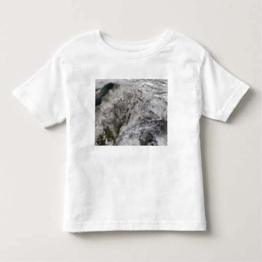 ヨーロッパの雪 トドラーTシャツ (正面)