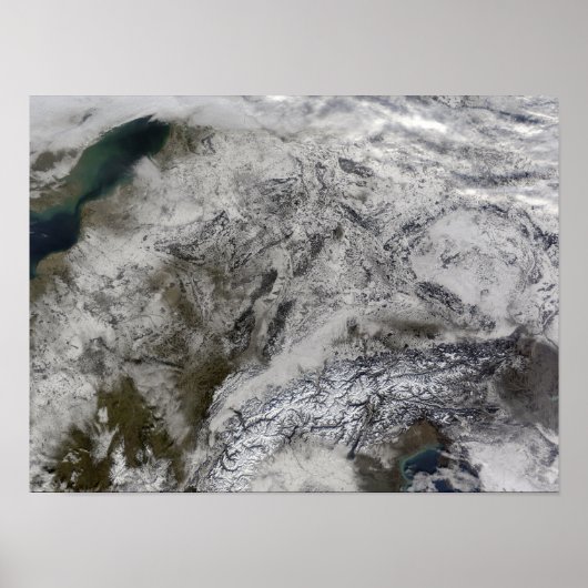 ヨーロッパの雪 ポスター (正面)