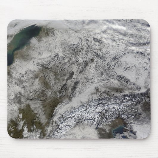 ヨーロッパの雪 マウスパッド (正面)