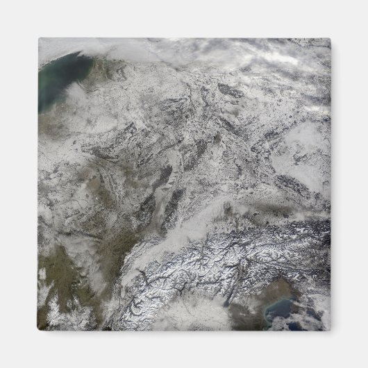 ヨーロッパの雪 マグネット (正面)