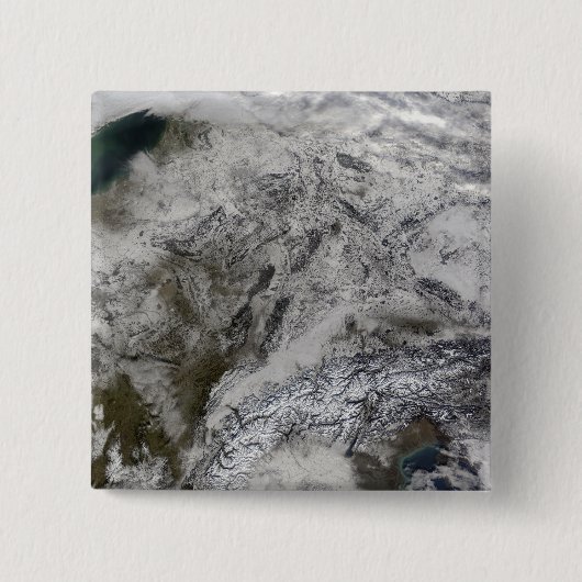 ヨーロッパの雪 缶バッジ (正面)