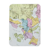 ヨーロッパの風刺地図 | 1871 マグネット (縦)