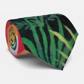 ヨーロッパの風景 – Sci Fiジュピター絵画ムーン ネクタイ (ロール)