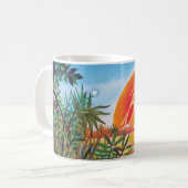 ヨーロッパの風景 – Sci Fiジュピター絵画ムーン マグカップ (正面左)