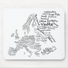 ヨーロッパの食糧地図 マウスパッド