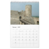 ヨーロッパの首都 カレンダー (2月 2027)