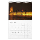 ヨーロッパの首都- 2016年 カレンダー (1月 2026)