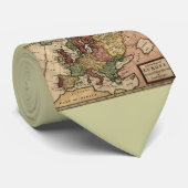 ヨーロッパの1721地図 ネクタイ (ロール)