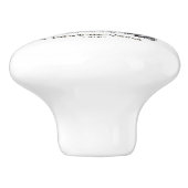 ヨーロッパの「旧世界」のセラミックノブとプル – 羊 セラミックノブ (側面)