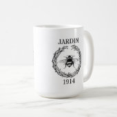 ヨーロッパの「旧世界」クラシックマグ、ビー コーヒーマグカップ (正面右)