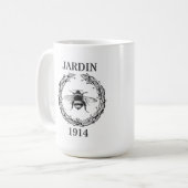 ヨーロッパの「旧世界」クラシックマグ、ビー コーヒーマグカップ (正面左)