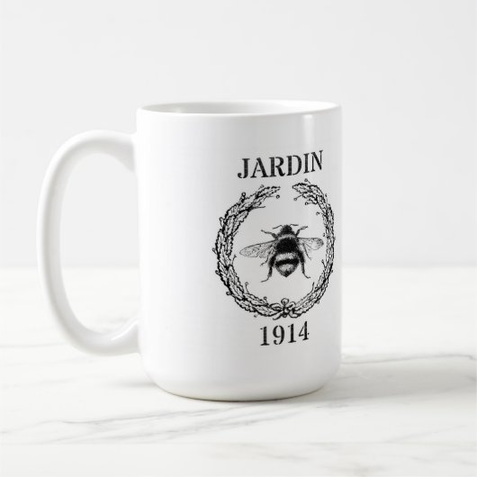 ヨーロッパの「旧世界」クラシックマグ、ビー コーヒーマグカップ (左)