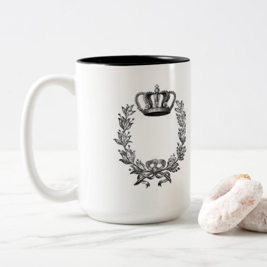 ヨーロッパの「旧世界」クラシックリース/クラウン ツートーンマグカップ (ドーナツ)