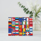 ヨーロッパは世界と平和を象徴する ポストカード (スタンド正面)