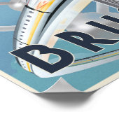 ヨーロッパを通じて列車を通る – 未来の! ポスター (角)