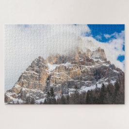 ヨーロッパアルプスの雪のピーク ジグソーパズル