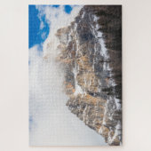 ヨーロッパアルプスの雪のピーク ジグソーパズル (縦)