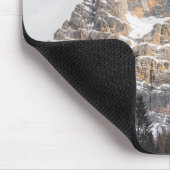 ヨーロッパアルプスの雪のピーク マウスパッド (コーナー)