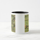 ヨーロッパイタリアトスカーナモンティキエロ曲線 マグカップ (中央)