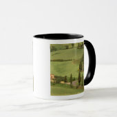 ヨーロッパイタリアトスカーナモンティキエロ曲線 マグカップ (正面右)