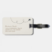 ヨーロッパイタリパーソナライズされたア旅行名荷札 ラゲッジタグ (裏面横)