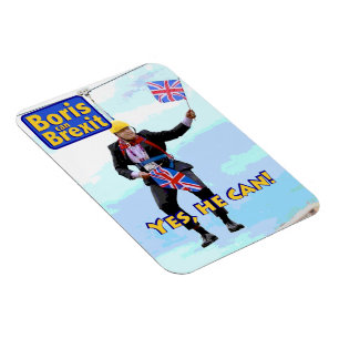 ヨーロッパイメージからのおもしろい写実的なボリスジョンソンBrexit マグネット