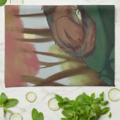 ヨーロッパウルフ キッチンタオル (折り畳み)