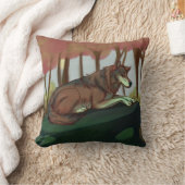 ヨーロッパウルフ クッション (ブランケット)