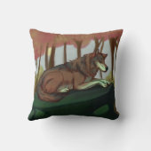 ヨーロッパウルフ クッション (裏面)